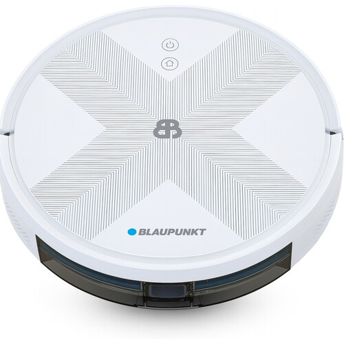 Tweedekans Blaupunkt Robotstofzuiger Bluebot XVAC – Met Laadstation - Slimme Navigatie - Dweilfunctie Mogelijk - Wit Tweedehands