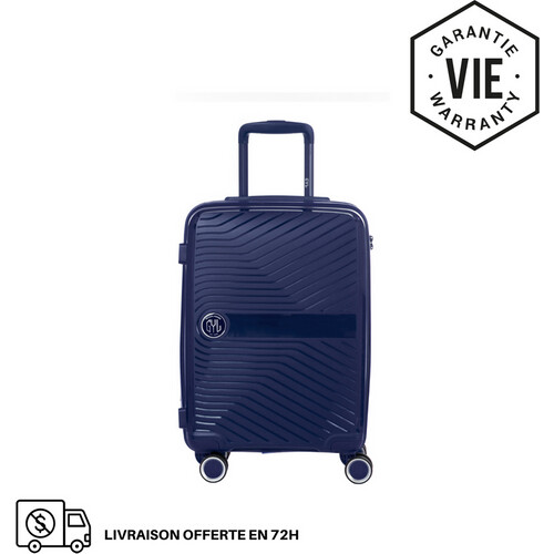 Tweedekans BLAUW MEDIUM HARDE KOFFER (MAAT M) Tweedehands