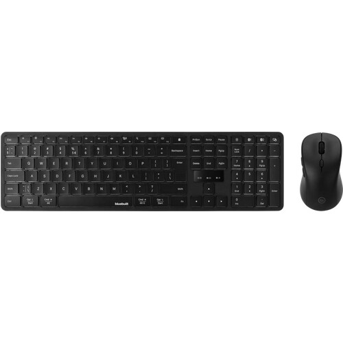 Tweedekans BlueBuilt Draadloze Bluetooth Toetsenbord en Muis Set QWERTY Tweedehands