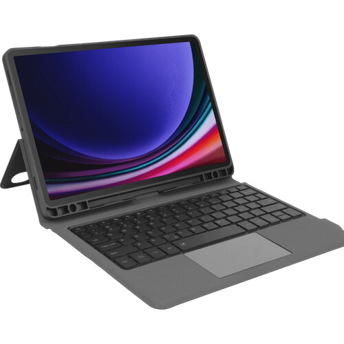 Tweedekans BlueBuilt Samsung Galaxy Tab S9/S9 FE/S10 FE/S10 Lite Toetsenbord Hoes QWERTY Zwart Tweedehands