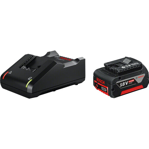 Tweedekans Bosch Professional 18V 4,0 Ah GBA Accu en snellader Tweedehands
