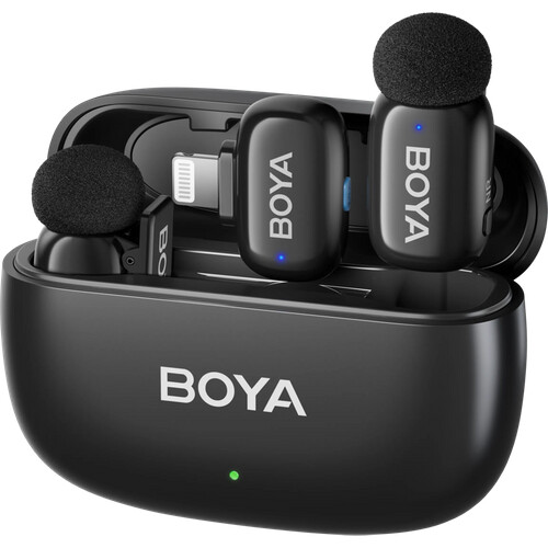 Tweedekans Boya Mini Ultra-Mini Zwart (Usb C en Lightning) Tweedehands