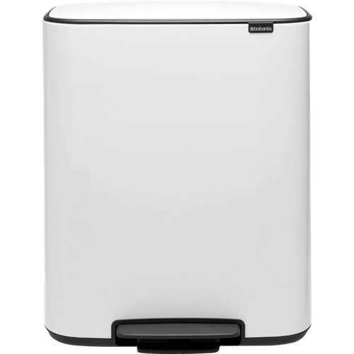 Tweedekans Brabantia Bo Pedal Bin 60 Liter White Tweedehands