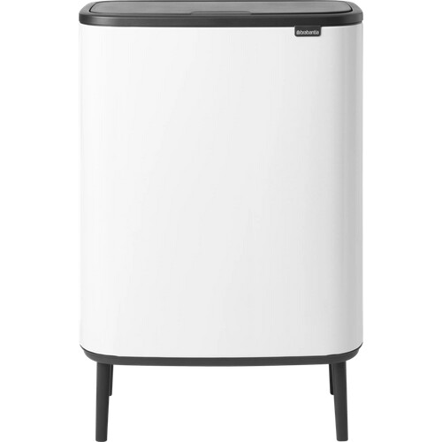 Tweedekans Brabantia Bo Touch Bin Hi Prullenbak 2 x 30 liter White Tweedehands