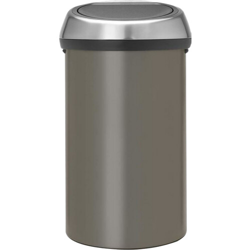 Tweedekans Brabantia Touch Bin 60 Liter Platinum Tweedehands