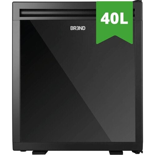 Tweedekans BREND BR-2227 Mini Koelkast 40L – Vrijstaand Tafelmodel Minibar met Instelbare Temperatuur, LED Verlichting & Verstelbare Deur – Zwart Tweedehands