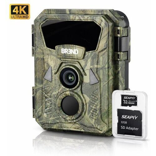 Tweedekans BREND BR-2248 Wildcamera met Nachtzicht 20 Meter - 48MP Beeld en 4K Video - IP66 - Bewegingssensor - 2 Inch Scherm - Inclusief 32GB SD-kaart Tweedehands