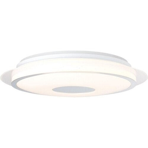 Tweedekans Briljant Plafondlamp 45 cm wit-zilver MET afstandsbediening