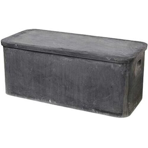 Tweedekans Broste Copenhagen Glasvezel bank/opbergbox - Fiberclay W103-5 x D48 x H42 cm - 14469037  - Grijs