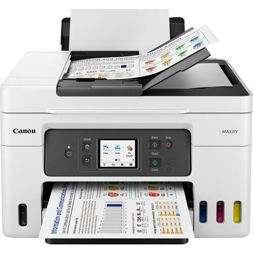 Tweedekans Canon MegaTank MAXIFY GX4050 - All-in-One Inkttankprinter - Wit Tweedehands