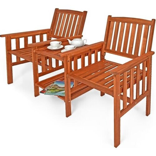 Tweedekans Casaria 2-Zits Tuinbank – FSC®-Gecertificeerd Acaciahout – 164 cm