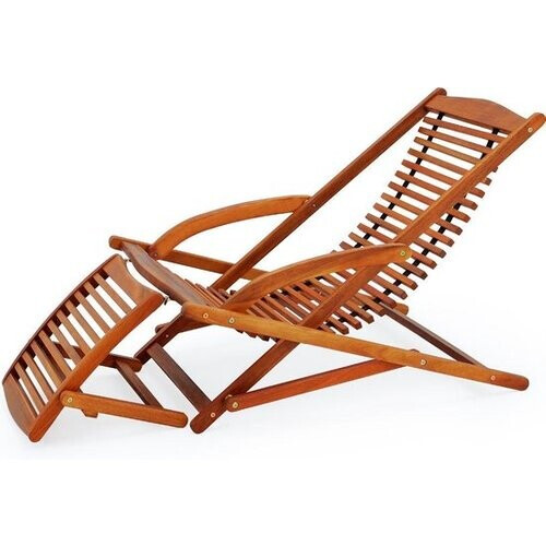 Tweedekans Casaria Ligstoel - Acaciahout - Voetsteun