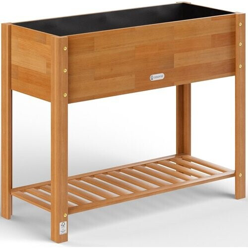 Tweedekans CASARIA Moestuinbak - 2 Etages 100x40x84cm - Acaciahout Bruin Tweedehands