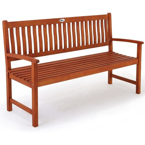 Tweedekans Casaria Tuinbank Maxima - 3-zits 152 cm FSC®-Gecertificeerd – Bruin