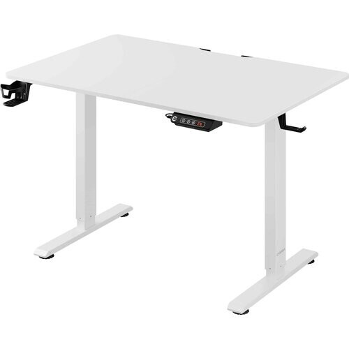 Tweedekans Casaria Zit Sta Bureau – Hoogte Verstelbaar Elektrisch - 110x60cm Wit
