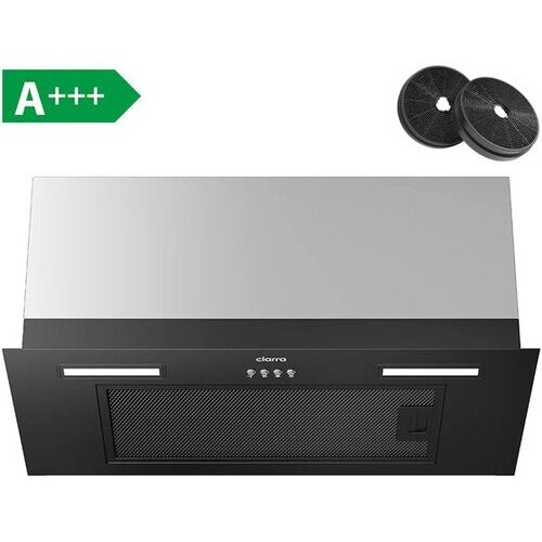 Tweedekans CIARRA CBCB6926A inbouw afzuigkap 60 cm - 650 m³/h - zwart - A+++ Tweedehands