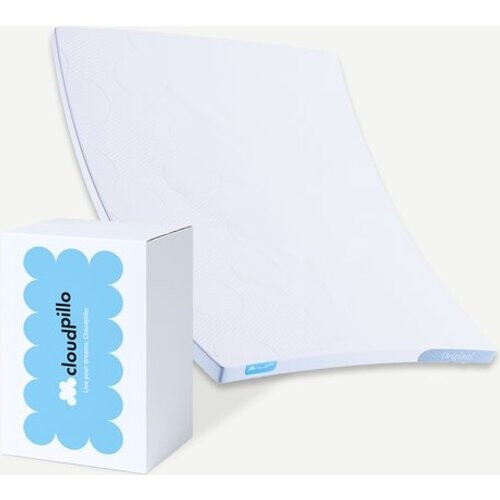 Tweedekans Cloudpillo Original Topper 180x220 - Topdekmatras - Adaptive Support laag - 4-Seizoenen - Voorzien van Elastieken - Matras topper Tweedehands