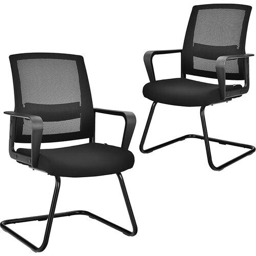 Tweedekans Coast 2 Set Network Bureau Chair met rugleuning tot 136 kg veerkrachtig 60 x 54,5 x 94 cm zwart Tweedehands