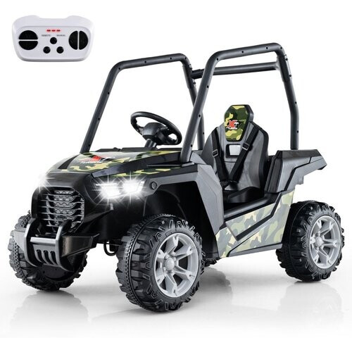 Tweedekans Coast 24V Buggy Voertuig met afstandsbediening - LED-verlichting - camouflage Tweedehands