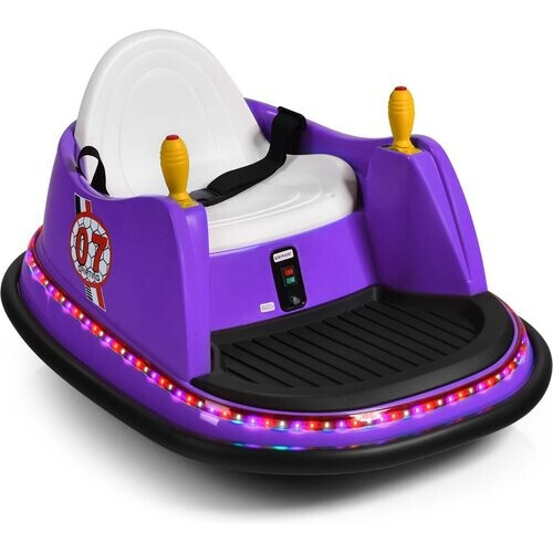 Tweedekans Coast 6V kinderen autoscooter Elektro -voertuigen met lichten en muziek 57 x 75 x 42 cm paars