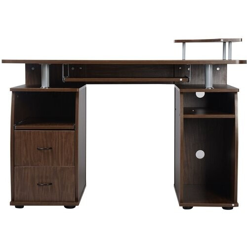 Tweedekans Coast Bureau met 2 Opbergkasten - Max. 110 kg - 120 x 55 x 85 cm - Bruin Tweedehands