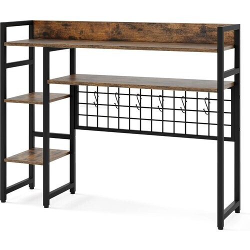 Tweedekans Coast Bureau-Organizer Koffie – 94 x 25 x 74 cm – 4 Lagen met Roosterpaneel en 6 Haken Tweedehands