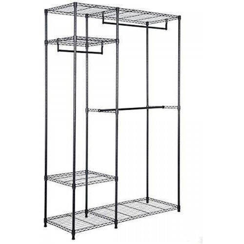 Tweedekans Coast Draagbare stalen kast hanger opslag Rack organisator Tweedehands