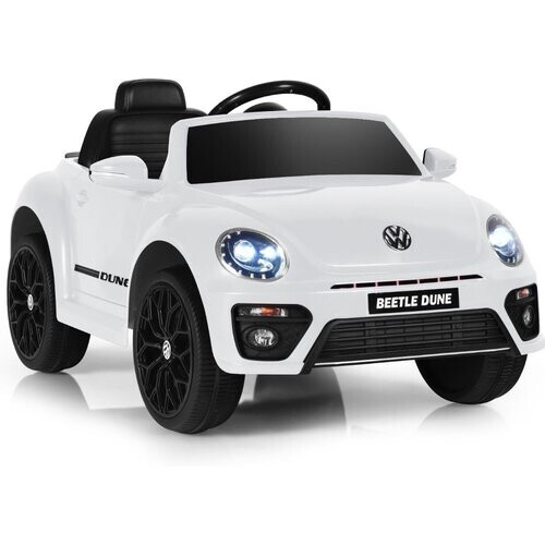 Tweedekans Coast Elektrische Kinderauto VW - 12V - Wit - Max 30kg Tweedehands