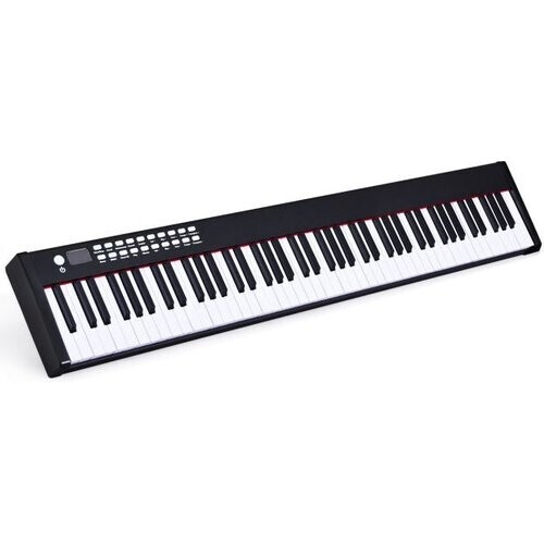 Tweedekans Coast Elektrische Piano - Keyboard 88 Toetsen - 127 x 21,5 x 6,5 cm - Zwart/Wit Tweedehands