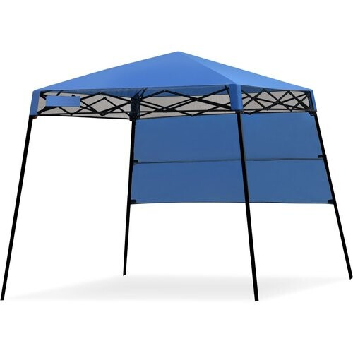 Tweedekans Coast Gazebo Partytent - Paviljoen - Opvouwbaar - 1 Zijwand - Waterdicht - Met Draagtas - 181 x 181 x 210 cm - Blauw Tweedehands