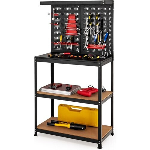 Tweedekans Coast Gereedschapsopslag Werkbank met Ophangbord & 2 Onderste Planken - 81 x 41 x 155 cm Tweedehands