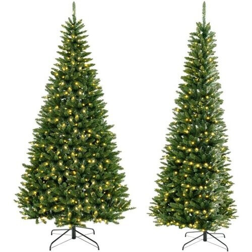 Tweedekans Coast Kerstboom - LED - 270° Hoekontwerp - 1137 Takuiteinden - PVC & Metaal - 240x112cm - Groen Tweedehands