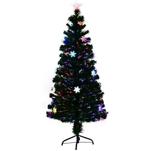 Tweedekans Coast Kerstboom met Gekleurde Glasvezel Verlichting en Kerststerren - 180cm - Groen Tweedehands
