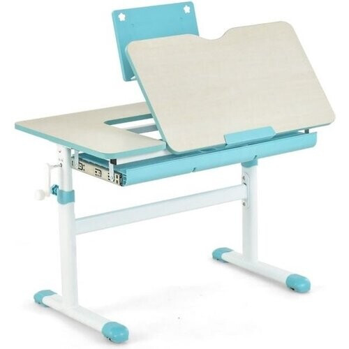 Tweedekans Coast Kinderbureau - Hoogte Verstelbaar - Kantelbaar - 80 cm x 51,5 cm x 51-73 cm - Blauw