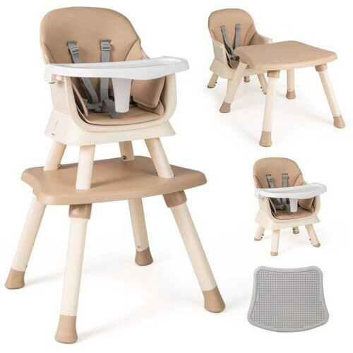 Tweedekans Coast Kinderstoel - 6in1 - Verstelbaar - Veilig - Bouwsteen - 58x58x98cm - Lichtgrijs Tweedehands