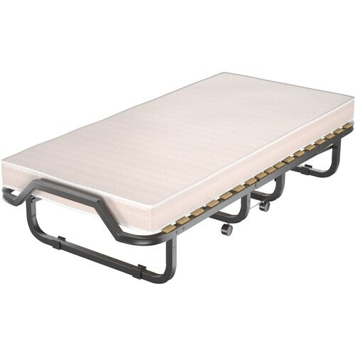 Tweedekans Coast Opklapbed - Inklapbaar - Incl. Traagschuimmatras - 200 x 90 x 41 cm - Beige Tweedehands