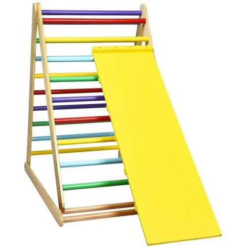 Tweedekans Coast Opvouwbaar Klimrek - Met Ladder - Hout - Veilig voor Kinderen - Montessori Stijl Tweedehands