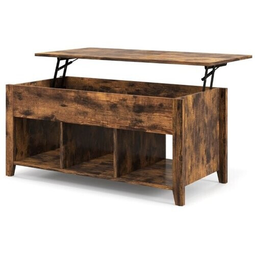 Tweedekans Coast Salontafel in Hoogte verstelbaar - Max. 40 kg - 105 x 52 x 63 cm - Zwart Tweedehands