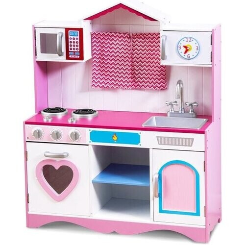 Tweedekans Coast Speelkeuken - MDF - 82 x 30 x 101 cm - Roze