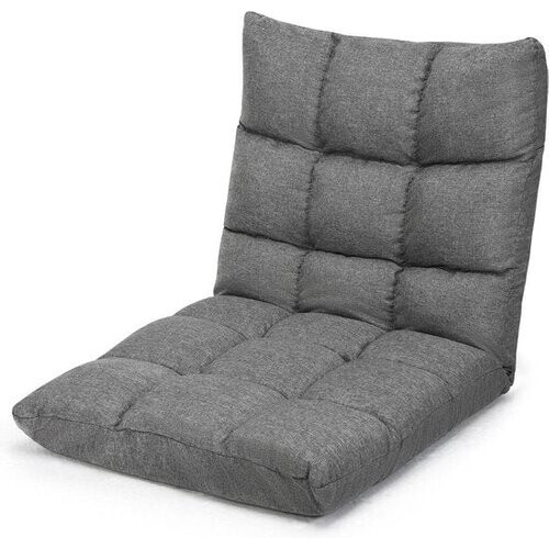 Tweedekans Coast Vloerstoel - 14 Standen - Max. 120 kg - 107 x 56 x 10 cm - Grijs Tweedehands