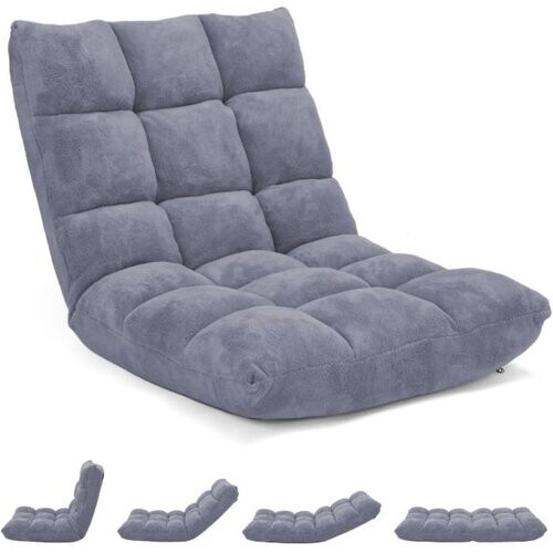 Tweedekans Coast Vloerstoel – Opvouwbaar – Tatami Stijl – 50 x 60 x 55 cm – Grijs Tweedehands