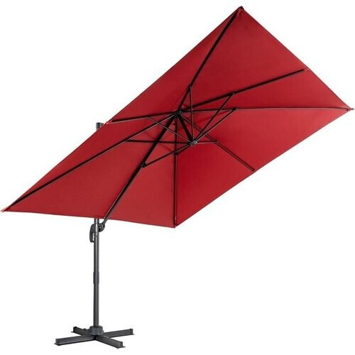Tweedekans Coast Zweefparasol - Kantelbaar - 300 x 300 x 273 cm - Wijnrood Tweedehands