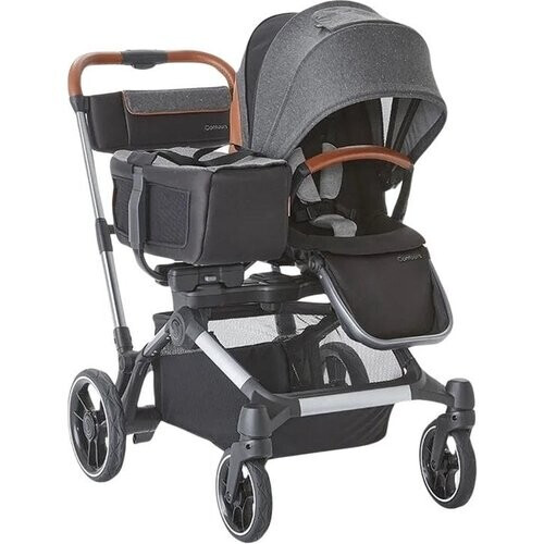 Tweedekans Contours Element Verstelbare kinderwagen uitschuifbaar voor tweede kind Zonnedek Grijs Tweedehands