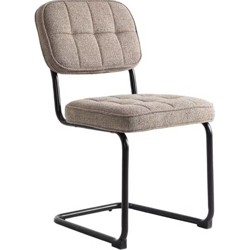 Tweedekans Criks Design Eetkamerstoelen Flexa - Set van 2 - Taupe - 46 x 87 cm Tweedehands