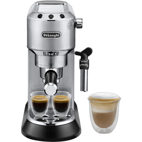 Tweedekans De'Longhi EC685.M Dedica Zilver Tweedehands