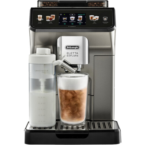 Tweedekans De'Longhi Eletta Explore ECAM450.86.T Titanium Tweedehands