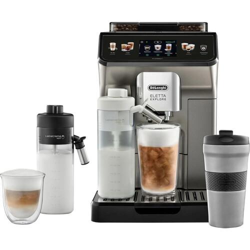 Tweedekans De'Longhi Eletta Explore ECAM450.86.T Titanium Tweedehands
