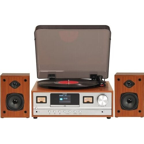 Tweedekans Denver Platenspeler Bluetooth - Incl. Speakers - DAB radio - CD speler - Retro - MRD52LW
