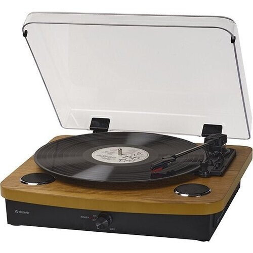 Tweedekans Denver Platenspeler Dual Bluetooth - Ingebouwde Speakers - USB - Retro - Hout - VPL230LW Tweedehands