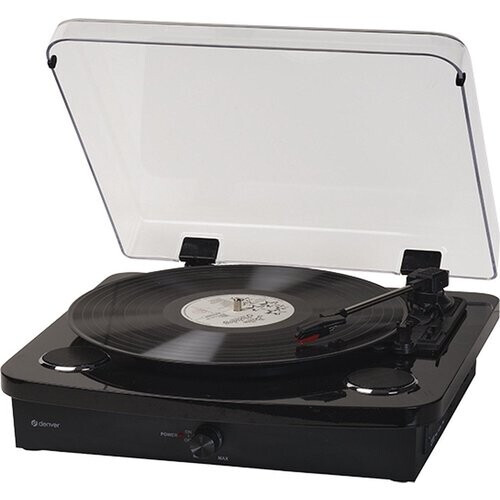 Tweedekans Denver Platenspeler Dual Bluetooth - Ingebouwde Speakers - USB - Retro - VPL230B Tweedehands